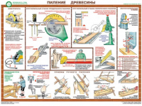 Комплект плакатов "Безопасность труда при деревообработке" - fgospostavki.ru - Артём