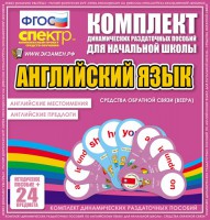 Динамические раздаточные пособия. Английский язык (веера). Английские местоимения, английские предлоги. - fgospostavki.ru - Артём