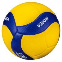Мяч волейбольный Mikasa V200W (размер 5, синтетическая кожа, профессиональный) - fgospostavki.ru - Артём