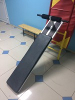 Доска для пресса навесная на шведскую стенку с двумя валиками (длина 1,5 метра) - fgospostavki.ru - Артём
