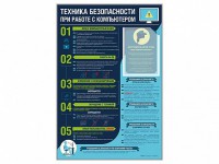 Стенд-уголок "Техника безопасности при работе на компьютере в общеобразовательных учреждениях" - fgospostavki.ru - Артём