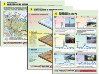 Комплект таблиц по географии "Природа России" раздаточные (цветные, ламинированные, А4, 10 штук) - fgospostavki.ru - Артём