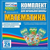 Динамические раздаточные пособия. Математика (Эластичные элементы). Единицы измерения, доли и дроби. - fgospostavki.ru - Артём