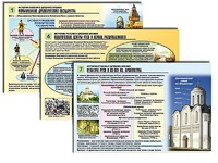 Комплект таблиц по истории "История России с древних времен" раздаточные (цветные, ламинированные, А4, 10 штук) - fgospostavki.ru - Артём