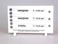 Прибор для демонстрации зависимости сопротивления проводника от его длины, сечения и материала - fgospostavki.ru - Артём