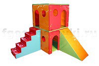 Домик игровой двухэтажный (комплект) - fgospostavki.ru - Артём