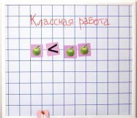 Магнитно-маркерная доска "Клетка" (86 см х 75 см) - fgospostavki.ru - Артём