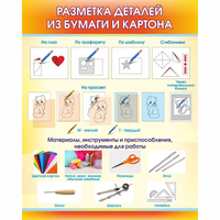 Стенд "Разметка деталей из бумаги и картона" - fgospostavki.ru - Артём