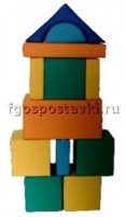 Мягкий модуль-конструктор "Городок" (12 элементов) - fgospostavki.ru - Артём