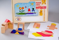 Игровой набор Фребеля "Конструктор деревянный без соединений-2" (Серия "Эксперимент") - fgospostavki.ru - Артём