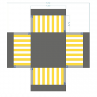 Имитация четырехстороннего перекрестка 5,5*4,5 м - fgospostavki.ru - Артём