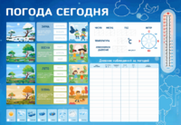 Стенд-уголок маркерный "Погода сегодня" - fgospostavki.ru - Артём