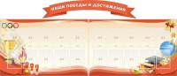 Стенд "Наши победы и достижения" (резной стенд из 3-х частей) - fgospostavki.ru - Артём