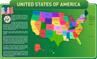 Стенд "United States Of America" - fgospostavki.ru - Артём