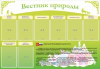 Стенд "Вестник природы" Вариант 4 - fgospostavki.ru - Артём