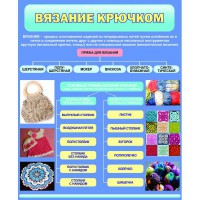 Стенд "Вязание крючком" - fgospostavki.ru - Артём