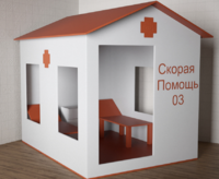 Игровой домик «Скорая помощь» - fgospostavki.ru - Артём