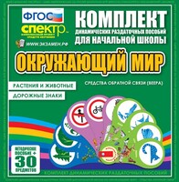 Динамические раздаточные пособия. Окружающий мир (веера). Животные и растения, дорожные знаки. - fgospostavki.ru - Артём