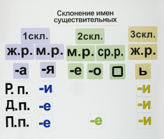 Набор магнитных карточек "Склонение имен существительных" - fgospostavki.ru - Артём