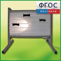 Панель с держателями и подсветкой для монтажа оборудования для проведения демонстрационных опытов по химии - fgospostavki.ru - Артём