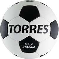 Мяч футбольный TORRES Main Stream (размер 4, синтетическая кожа, тренировочный) - fgospostavki.ru - Артём