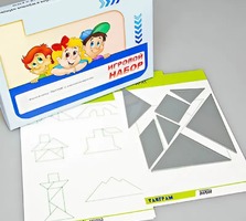 Игровой набор "Танграм" (с комплектом карточек) - fgospostavki.ru - Артём