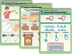 Комплект таблиц "Технология. Обработка ткани" (12 таблиц, А1, ламинированные) - fgospostavki.ru - Артём