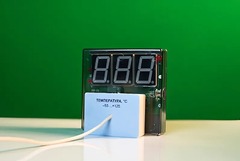 Датчик температуры с независимой индикацией (термометр демонстрационный) - fgospostavki.ru - Артём
