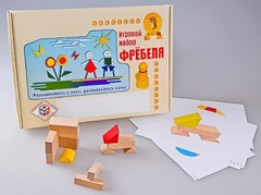 Игровой набор Фребеля "Конструктор деревянный без соединений-1" (Серия "Эксперимент") - fgospostavki.ru - Артём