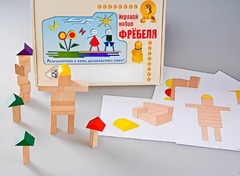 Игровой набор Фребеля "Конструктор деревянный без соединений-3" (Серия "Эксперимент") - fgospostavki.ru - Артём