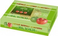 Счетный материал на магнитах "Яблоки" - fgospostavki.ru - Артём
