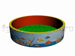 Бассейн круглый с шелкографией - fgospostavki.ru - Артём