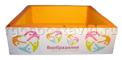 Бассейн "Вообразилия" квадратный с шелкографией - fgospostavki.ru - Артём