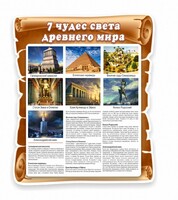 Стенд "Семь чудес света" - fgospostavki.ru - Артём