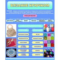Стенд "Вязание крючком" - fgospostavki.ru - Артём