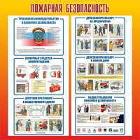 Стенд "Пожарная безопасность" Вариант 4 - fgospostavki.ru - Артём