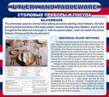 Стенд "Столовые приборы и посуда" - fgospostavki.ru - Артём