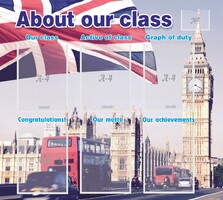Стенд "About our class" - fgospostavki.ru - Артём