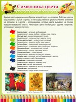 Стенд "Символика цвета" - fgospostavki.ru - Артём