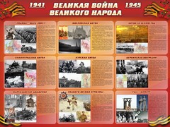 Стенд "Великая война Великого народа" Вариант 1 (9 блоков) - fgospostavki.ru - Артём