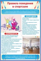Стенд "Правила поведения в спортзале №1" - fgospostavki.ru - Артём