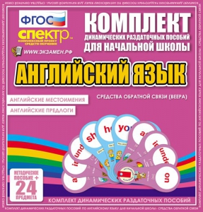 Динамические раздаточные пособия. Английский язык (веера). Английские местоимения, английские предлоги. - fgospostavki.ru - Артём