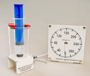 Прибор для изучения газовых законов (с манометром) - fgospostavki.ru - Артём