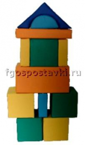 Мягкий модуль-конструктор "Городок" (12 элементов) - fgospostavki.ru - Артём