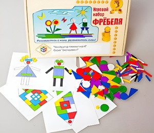 Игровой набор Фребеля "Конструктор плоскостной-4" (Серия "Эксперимент") - fgospostavki.ru - Артём