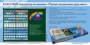 Отрезок натурального ряда чисел. Классный конструктор на магнитах - fgospostavki.ru - Артём