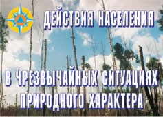 Комплект плакатов "Действия населения в ЧС природного характера" - fgospostavki.ru - Артём