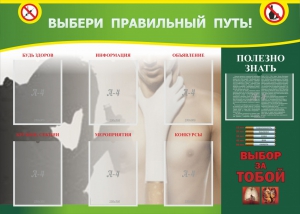 Стенд "Выбери правильный путь!" - fgospostavki.ru - Артём