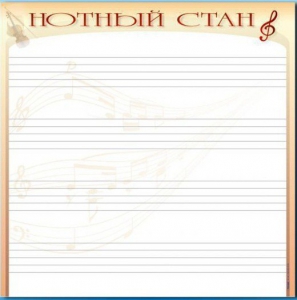 Доска магнитно-маркерная "Нотный стан" - fgospostavki.ru - Артём