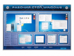 Интерактивный электрифицированный светодинамический стенд "Рабочий стол Windows, начало работы" - fgospostavki.ru - Артём